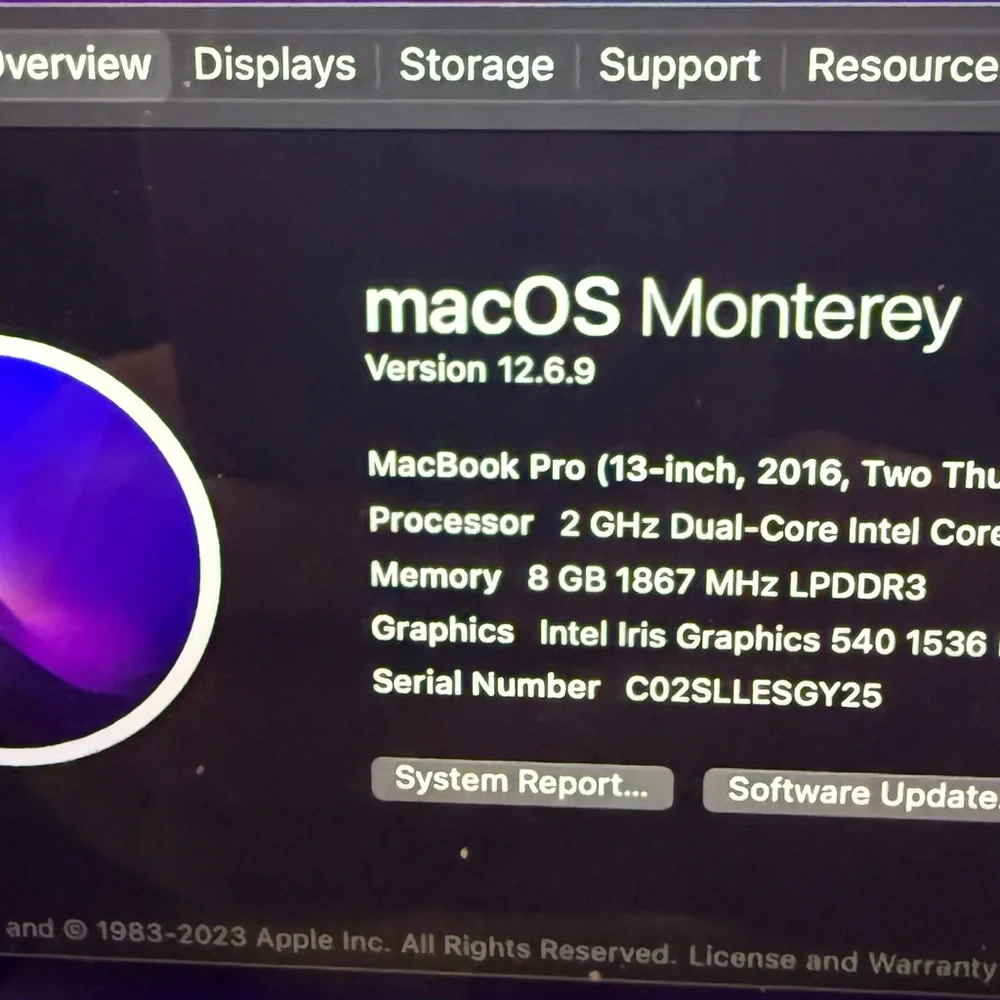 Apple Laptop - Sleek Silver Finish